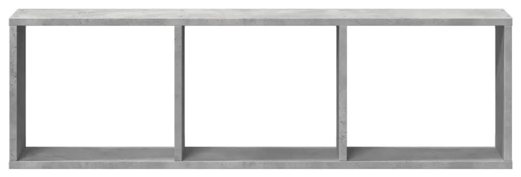 Ντουλάπι Τοίχου Γκρι Σκυρ. 100x16x30 εκ. από Επεξεργασμένο Ξύλο - Γκρι
