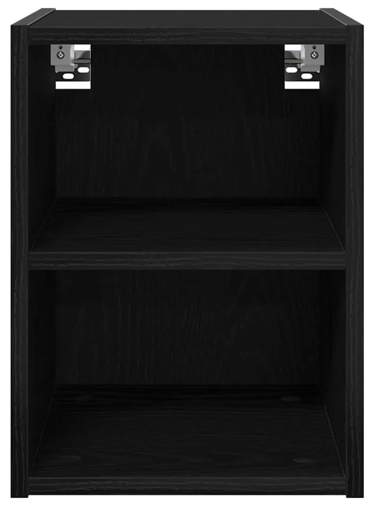 vidaXL Κρεμαστό ντουλάπι με αποθήκευση Μαύρη Οξυά 30 x 29,5 x 40 εκ.
