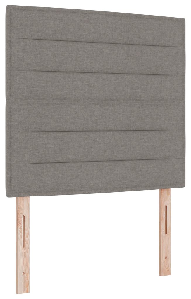 vidaXL Κρεβάτι με Στρώμα Ταπαου 80x200 εκ Fabric