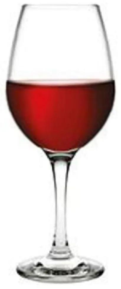 Ποτήρι Κρασιού Amber SP440265G6 Φ8,4x20cm 365ml Clear Espiel Γυαλί