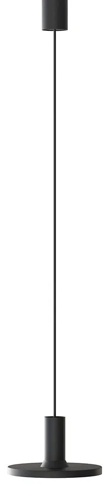 Φωτιστικό Οροφής Hermanos B 8102 20x130cm 10W 1xGU10 Black Nowodvorski