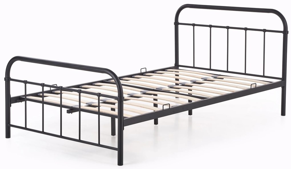 LINA 120 bed DIOMMI V-CH-LINDA_120-LOZ-CZARNY