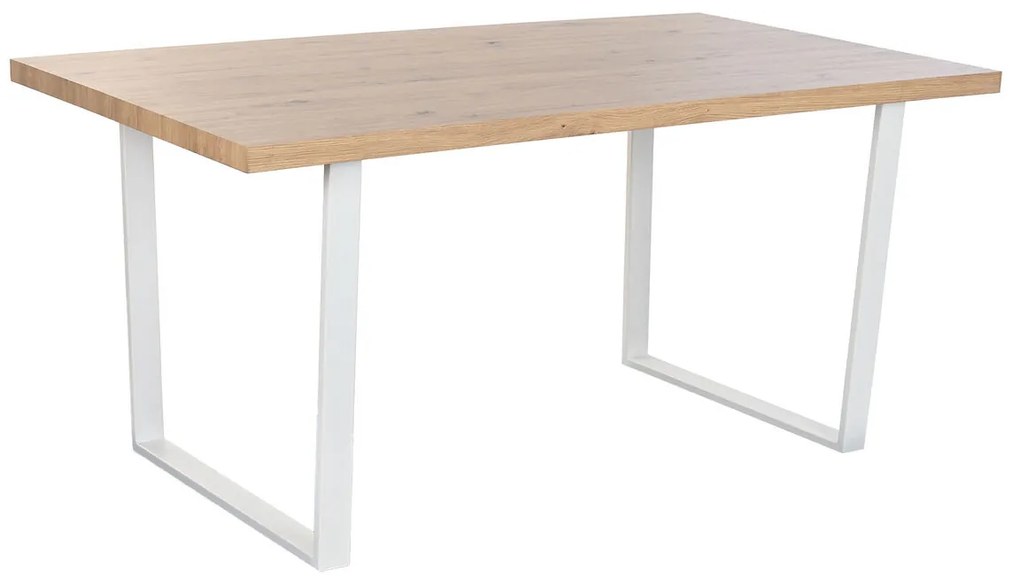 Τραπεζαρία Home ESPRIT Καφέ Μαύρο Σίδερο Ξύλο MDF 160 x 90 x 75 cm