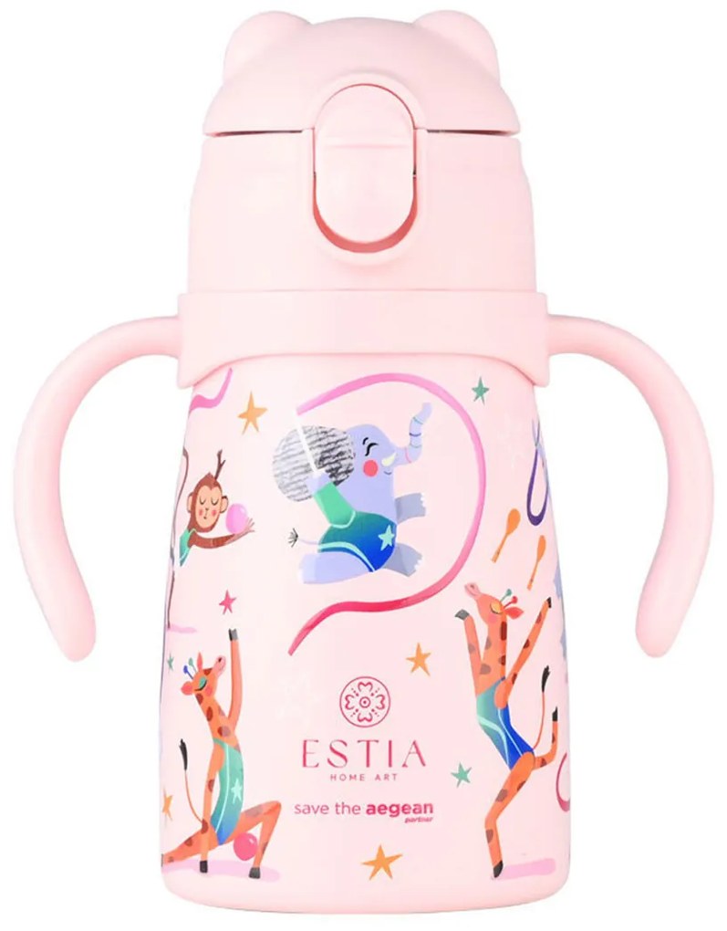 Παγούρι - Θερμός 300ml Με Καλαμάκι Estia Save The Aegean Wild Stunts 01-33194