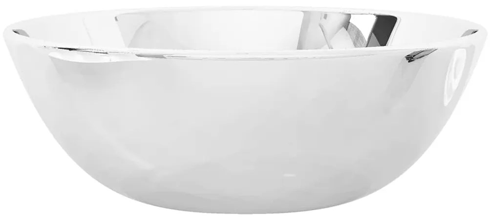 vidaXL Νιπτήρας Ασημί 28 x 10 εκ. Κεραμικός