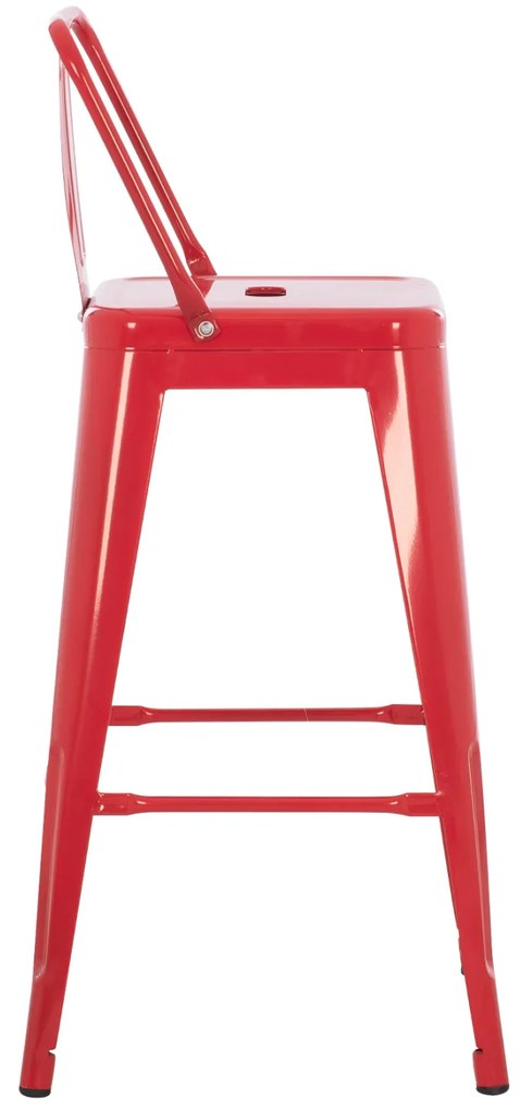 ΣΚΑΜΠΟ ΜΠΑΡ ΜΕΣΑΙΟΥ ΥΨΟΥΣ ΜΕΤΑΛΛΙΚΟ MELITA-PRO HM8574.44 ΚΟΚΚΙΝΟ 43x43x88Υεκ. (1 Τεμμάχια)