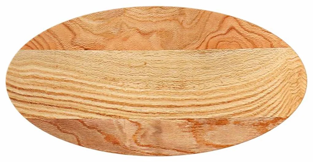 vidaXL Επιτραπέζια επιφάνεια Ανοιχτό Καφέ 80x40x2 εκ. Ξύλο Δρυός Οβάλ