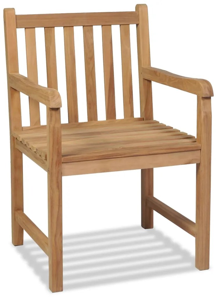 vidaXL Καρέκλες Κήπου 2 τεμ. από Μασίφ Ξύλο Teak