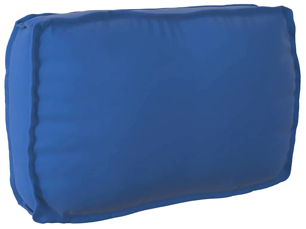 vidaXL Μαξιλάρι παλέτας για πλάτη Μπλε Ρουά 70 x 40 x 12 cm