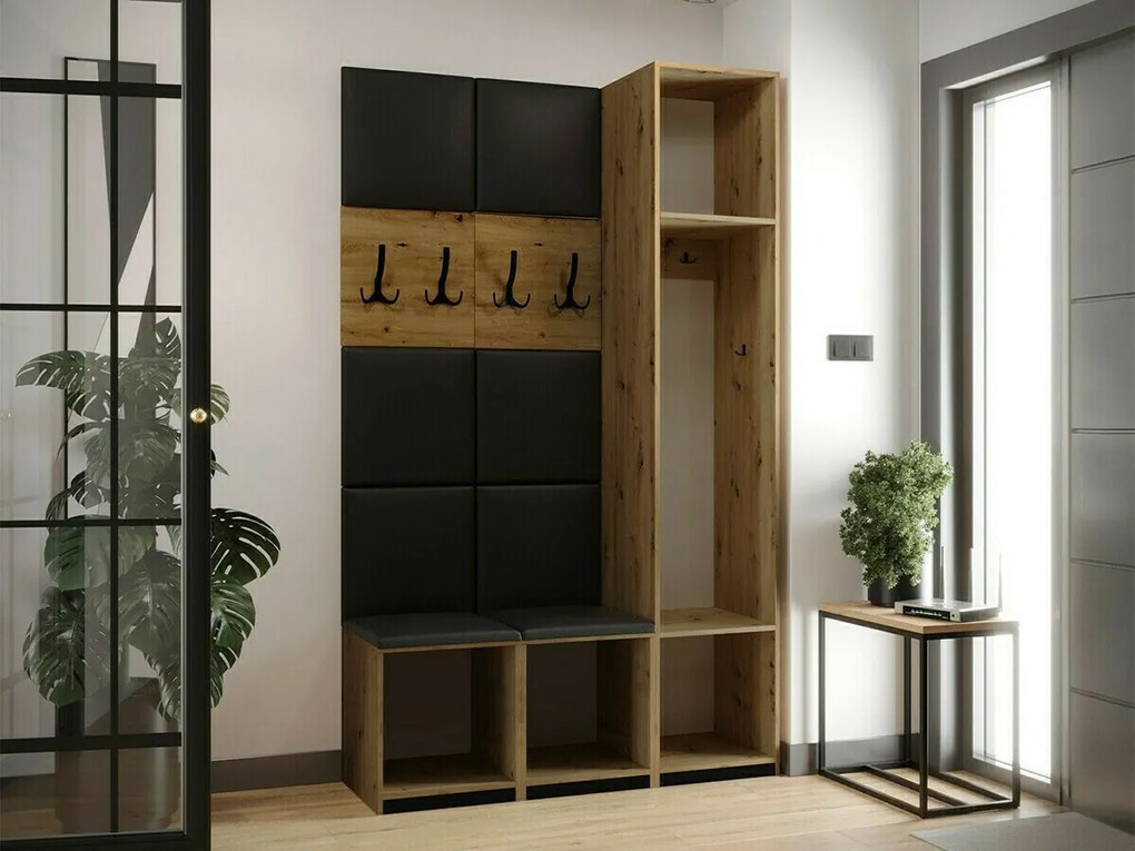 Σετ διαδρόμου Hartford E102, 57 kg, Ταπισερί, Πλαστικοποιημένη μοριοσανίδα, Εντοιχισμένη, Τοίχου | Epipla1.gr