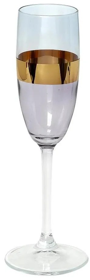 Ποτήρι Σαμπάνιας Κολωνάτο 215ml Espiel Elodie Purple RAB214K6