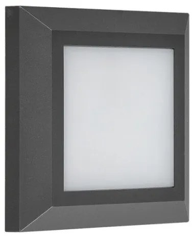 Πλαφονιέρα- Απλίκα IP65 Led 4W σε 4 χρώματα Lumen-3-9701-Ανθρακί 3-9701