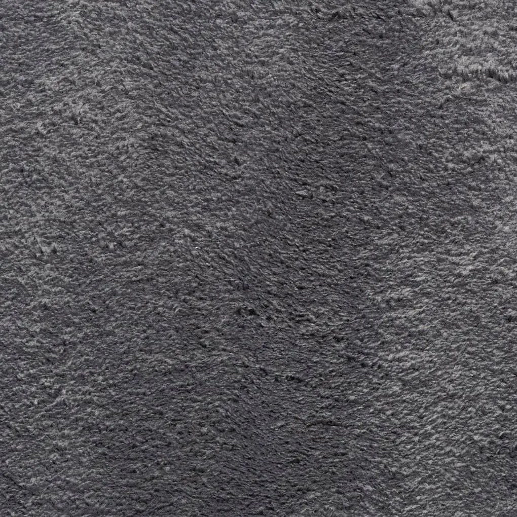 Χαλί HUARTE με Κοντό Πέλος Μαλακό/ Πλενόμενο Ανθρακί 140x200εκ. - Ανθρακί