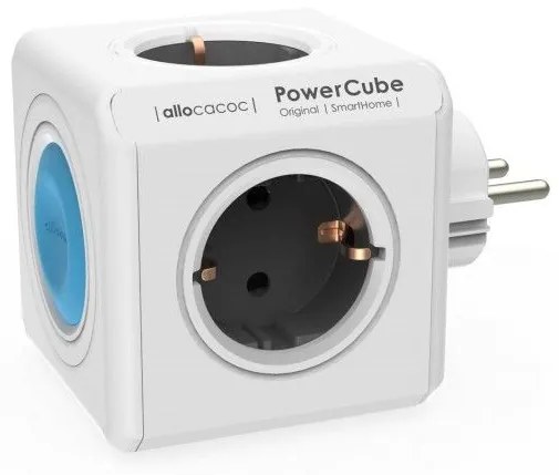 Allocacoc PowerCube Original SmartHome Τηλεχειριζόμενο Πολύπριζο 4 θέσεων - Γκρι - 10751/DEORSH 10751/DEORSH Γκρι