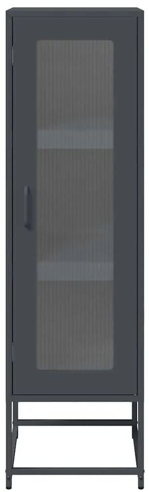 vidaXL Highboard Ανθρακί 36x39x123 cm Ατσάλι ψυχρής έλασης