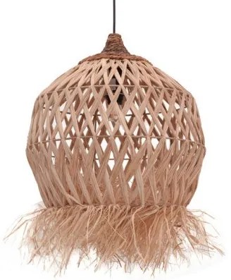 Κρεμαστό Φωτιστικό Οροφής Marjione Inart sisal σε φυσικό Φ45x55εκ 339-000021-339-000021-Μπεζ 339-000021