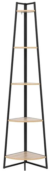 Γωνιακή ραφιέρα Aliaj 5five με 5 ράφια και διαστάσεις 35x35x180cm