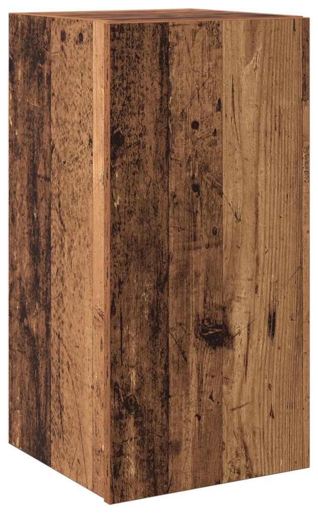 vidaXL Σετ επίπλου τηλεόρασης 4 pcs Παλαιό ξύλο 160 x 30 x 30 εκ.