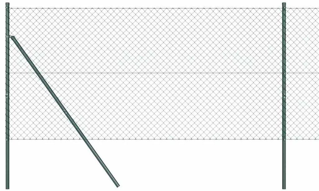 vidaXL Στύλος Περιφράξεων Πράσινο 10 x 1,5 μ (40 x 40 χιλιοστά πλέγμα)
