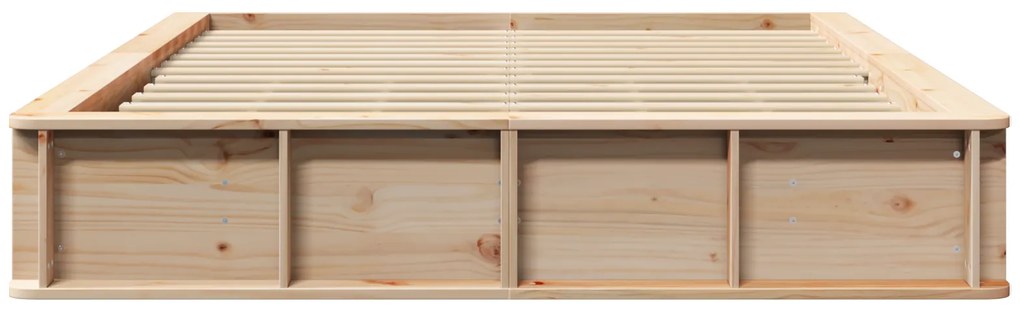 vidaXL Κρεβάτι με Μηχανισμό Ανύψωσης - 150 x 200 εκ, Ξύλο Πεύκης