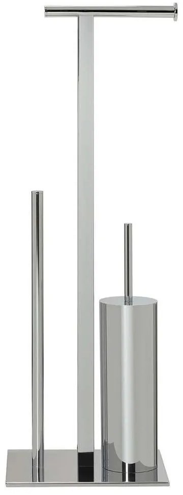 Πιγκάλ Με Χαρτοθήκη Μεταλλικό 27,5x19,8x73,5εκ. Squere Chrome Sealskin 362373618