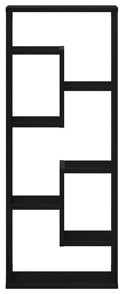 vidaXL Ράφι Τοίχου Μαύρη Δρυς 36 x 16 x 90 εκ. από Τεχνητό Ξύλο