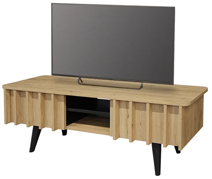 Έπιπλο τηλεόρασης Gemma Megapap χρώμα sepet oak 150x35x46,7εκ.
