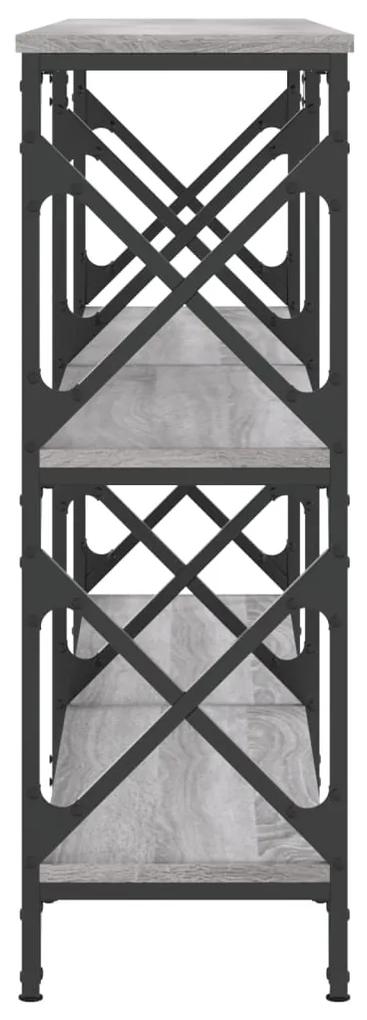 vidaXL Τραπέζι Κονσόλα Γκρι Sonoma 156 x 28 x 80,5 εκ. Επεξεργ. Ξύλο