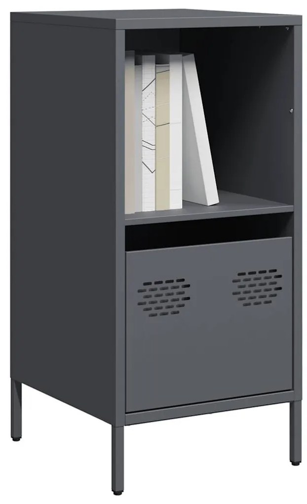 vidaXL Ντουλάπι Ανθρακί 35x39x73,5 εκ. από Χάλυβα Ψυχρής Έλασης