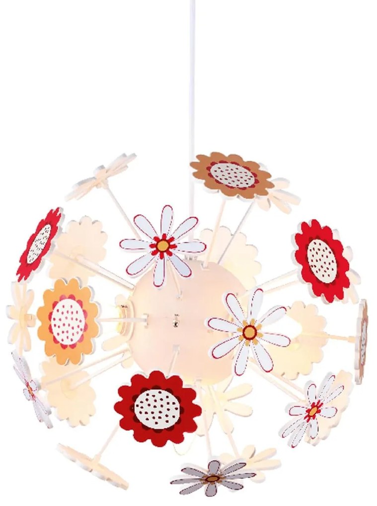 Φωτιστικό Οροφής ΛΟΥΛΟΥΔΙΑ MD160224FLW Multi Plastic,Mdf