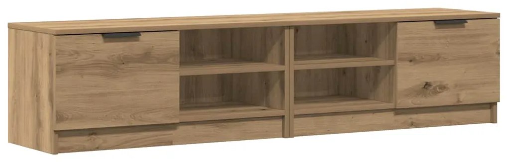 vidaXL Σετ ντουλάπι τηλεόρασης 2 τεμαχίων Artisan Oak 80x35x36,5 cm
