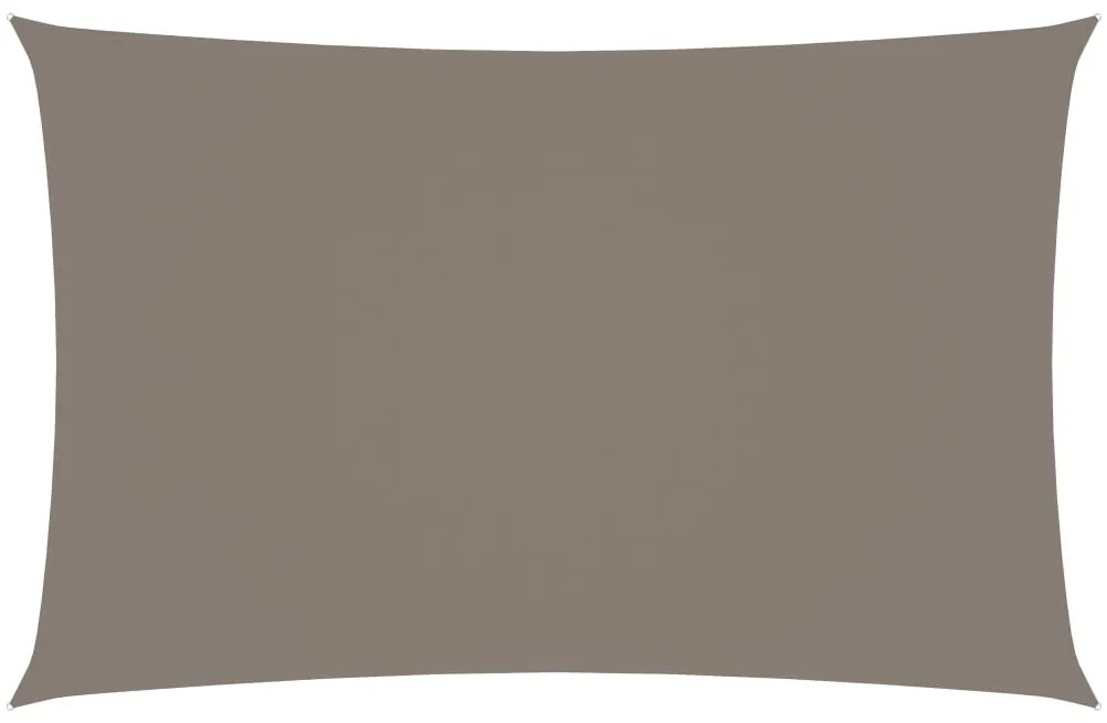 vidaXL Πανί Σκίασης Ορθογώνιο Taupe 2,5 x 5 μ. από Ύφασμα Oxford