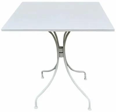PARK τραπέζι Μεταλλικό Άσπρο 70x70x71 cm Ε5171,1