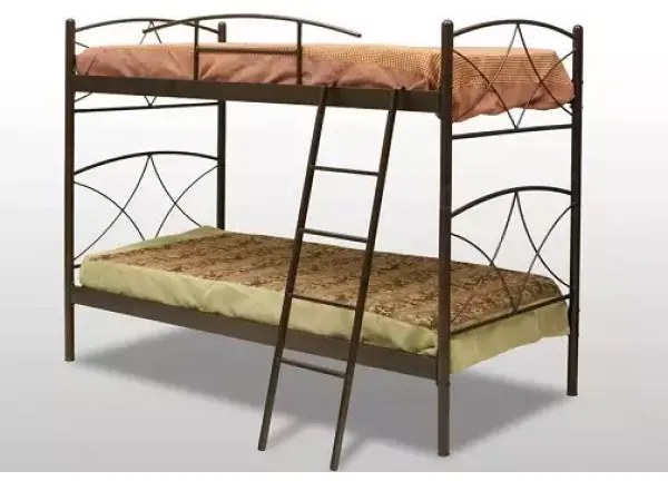 Delch Κρεβάτι Κουκέτα Άνδρος Μονό Μεταλλικό 90x190cm HouseSMetal-furniture135