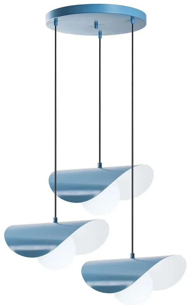 Φωτιστικό Οροφής Vatoz 892OPV2068 40x25x112cm 3xE27 40W Light Blue Opviq