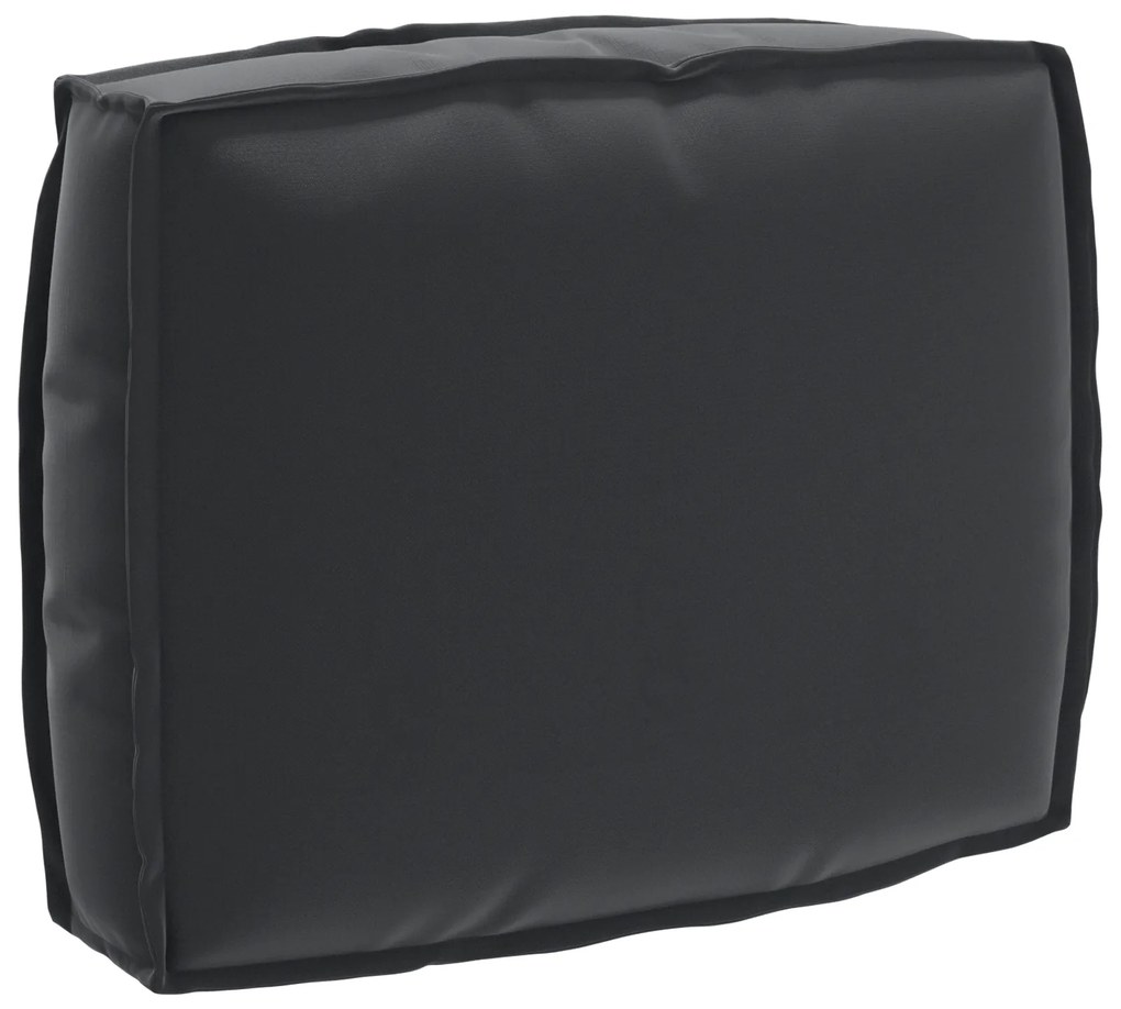 vidaXL Μαξιλάρι Παλάντζα για Πλάτη Μαύρο 50x40x12 εκ. Ύφασμα Oxford