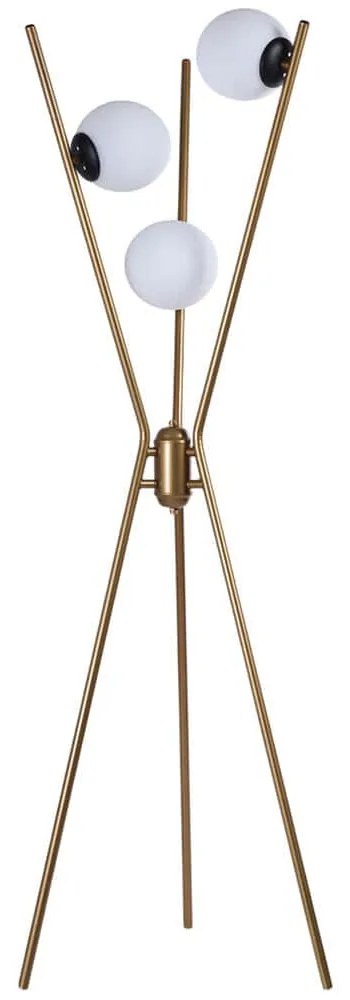 Φωτιστικό Δαπέδου 534LUN5355 50x155cm 3xE27 40W Gold-White Opviq