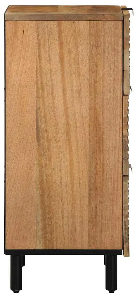 Sideboard καφέ 40x33x75 cm μασίφ ξύλο Mango - Καφέ