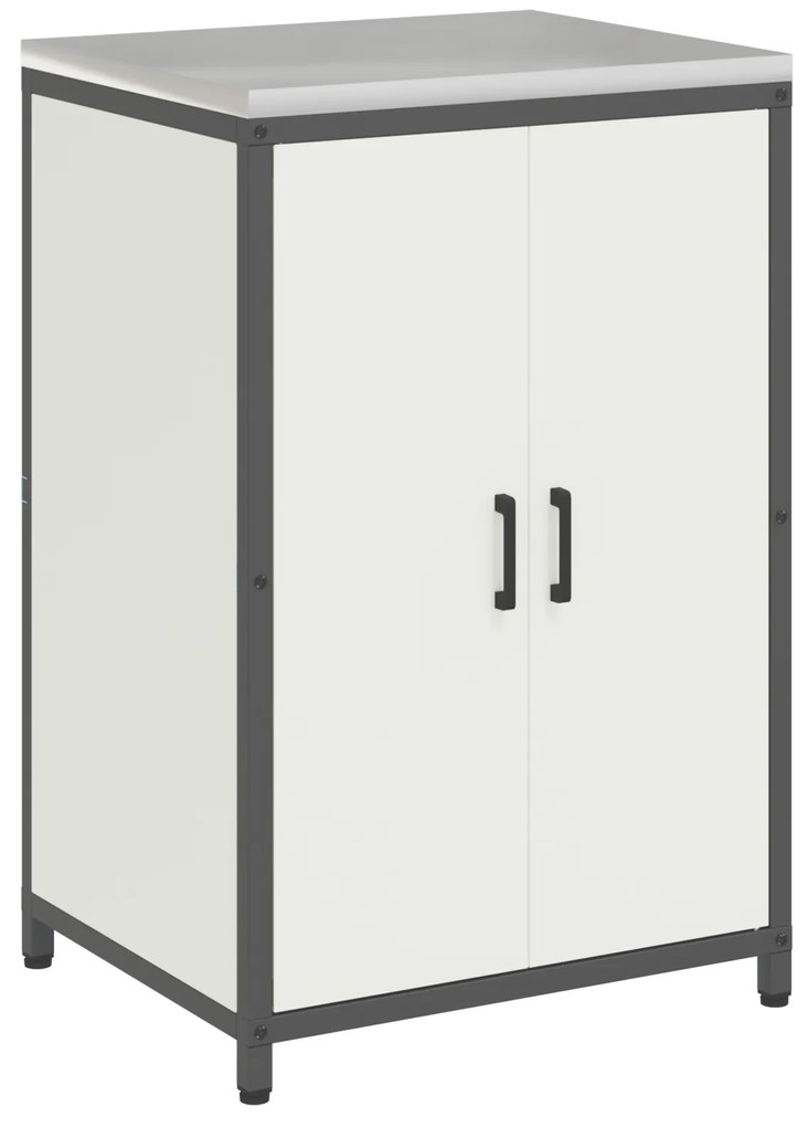 vidaXL Σετ Αποθήκευσης Κουζίνας με ράφι 3 pcs Λευκό 180 x 50 x 92 εκ.