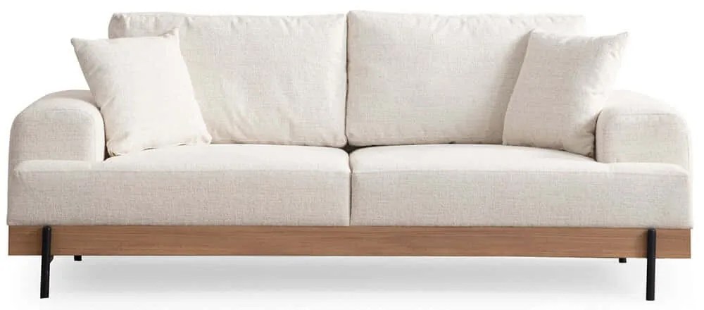 Καναπές Τριθέσιος Eti 560ARE2120 220x98x78cm Oak-White