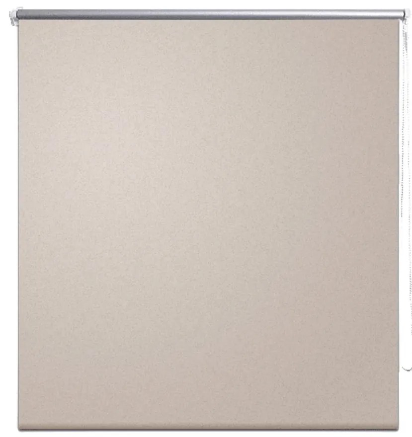 vidaXL Στόρι Συσκότισης Ρόλερ Μπεζ 120 x 175 εκ.