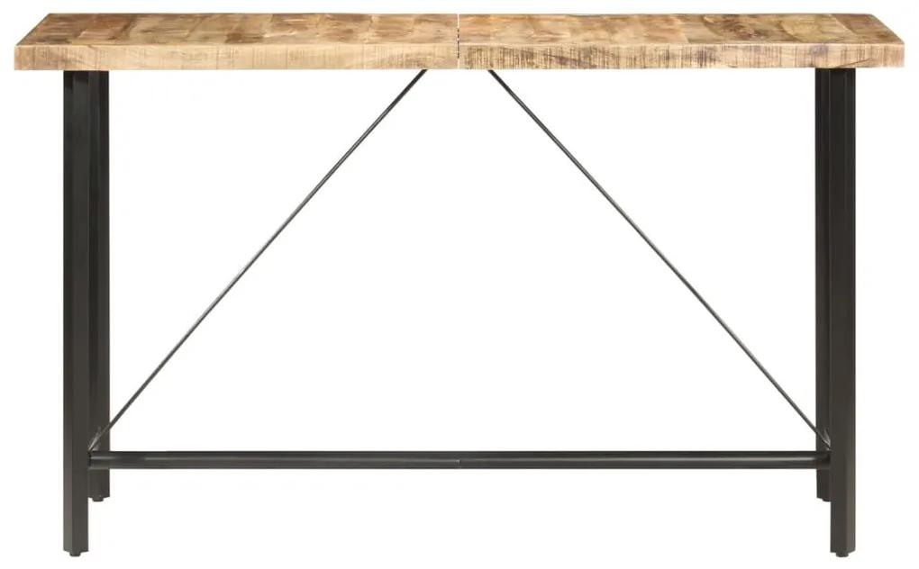 Τραπέζι Μπαρ 180 x 70 x 107 εκ. Ακατέργαστο Ξύλο Μάνγκο - Καφέ