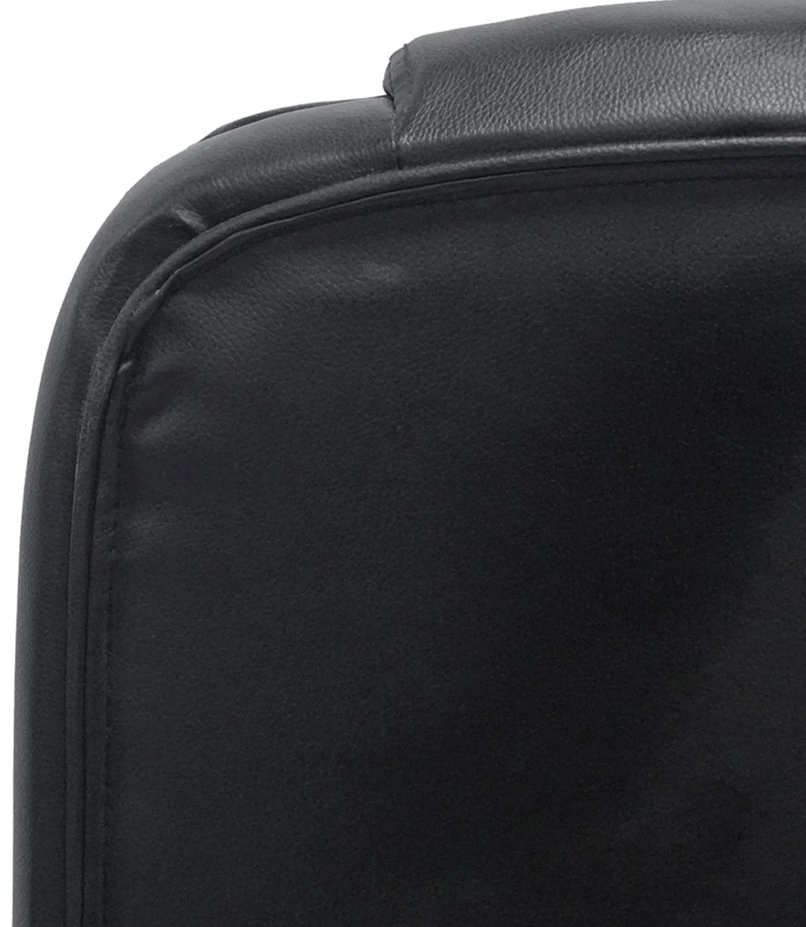 ΚΑΡΕΚΛΑ ΓΡΑΦΕΙΟΥ LAGOM HM1198 ΜΑΥΡO PVC-ΜΕΤΑΛ.ΒΑΣΗ-ΜΑΥΡΟ NYLON ΣΚΕΛΕΤΟΣ 60x70x104Υεκ