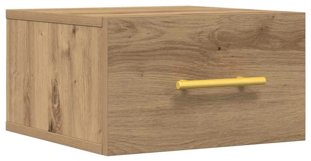 vidaXL Κομοδίνο artisan δρυς 35 x 35 x 20 εκ Επεξεργασμένο ξύλο