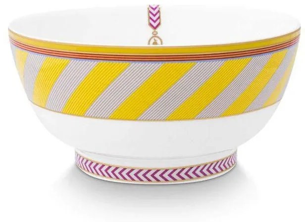 ΣΑΛΑΤΙΕΡΑ Δ18cm PIP STUDIO - CHIQUE STRIPES YELLOW