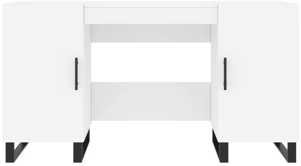 vidaXL Γραφείο Λευκό 140 x 50 x 75 εκ. από Επεξεργασμένο Ξύλο