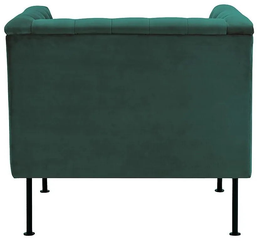 Πολυθρόνα Concept 55 185, Πράσινο, 75x85x85cm, Ταπισερί, Πόδια: Μεταλλικά
