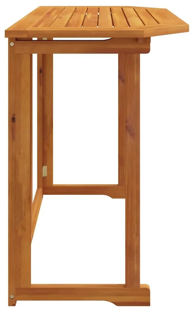 vidaXL Τραπέζι Bistro 90 x 50 x 75 εκ. από Μασίφ Ξύλο Ακακίας
