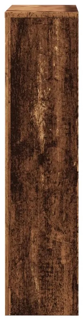 vidaXL Κάλυμμα Καλοριφέρ Όψη Παλαιού Ξύλου 78x20x82 εκ. Επεξ. Ξύλο