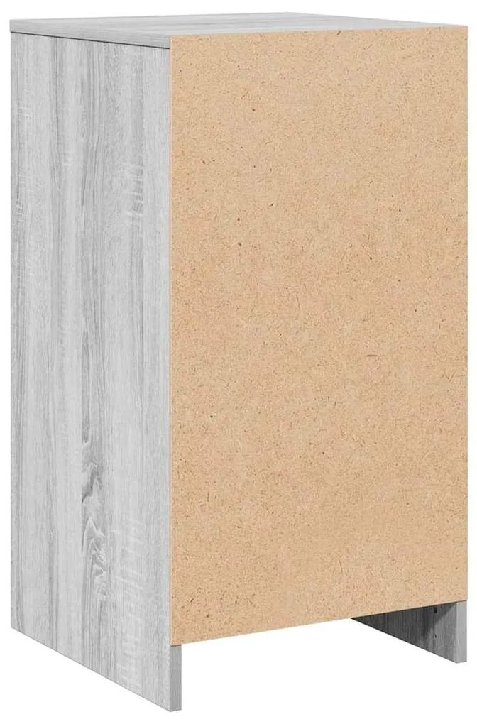 vidaXL Πλαϊνό γραφείο Γκρι sonoma 40 x 41 x 75 εκ Επεξεργασμένο ξύλο